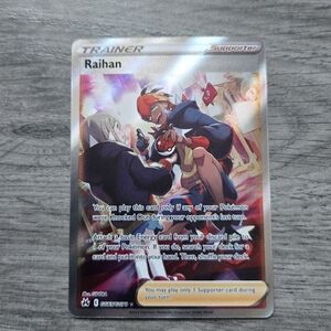 Raihan #GG65 Pokemon Crown Zenith Holo Card